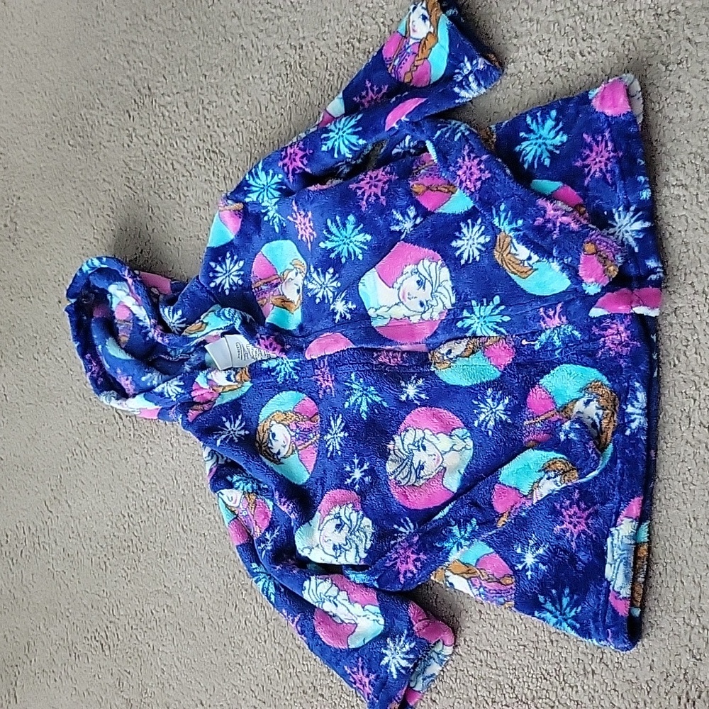 Disney Blue and Pink Kids Pajama Robe